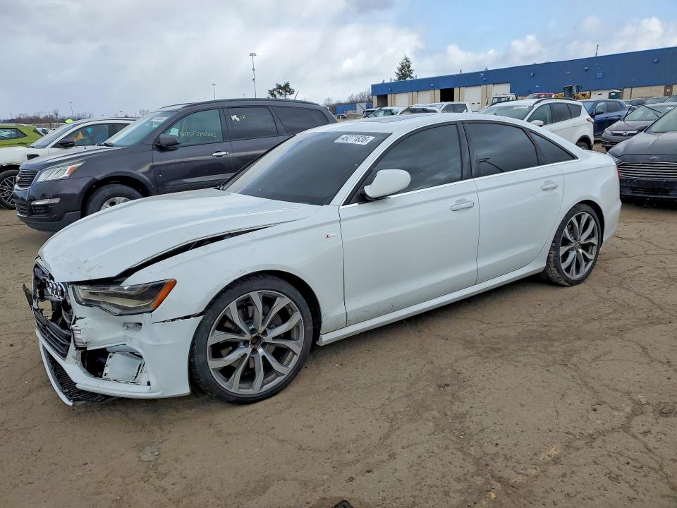 2014 Audi A6 VIN WAUHMAFC6EN078840 COPART salvage auction — FRONT END, OH - CERT OF TITLE-SALVAGE, sold $1,000 on 2026-07-10 (photo 1)