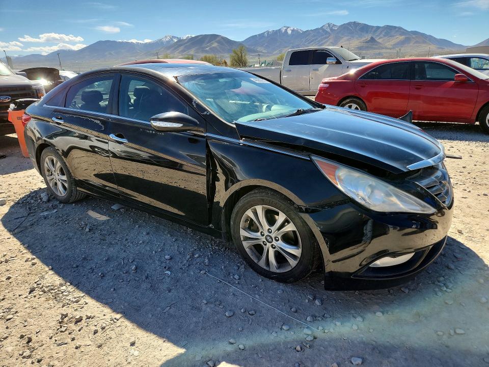 2011 Hyundai Sonata VIN 5NPEC4ACXBH036748 COPART salvage auction — FRONT END, Ut - Salvage Certificate, sold $975 on 2026-07-28 (photo 4)