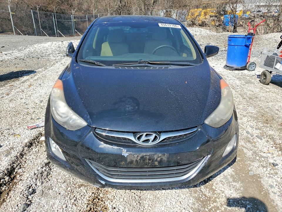 2012 Hyundai Elantra VIN KMHDH4AE0CU433662 COPART salvage auction — VANDALISM, MD - CERT OF SALVAGE > 75% DAMAGE, sold $400 on 2026-07-30 (photo 5)