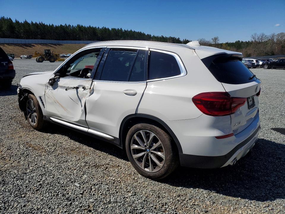 2019 BMW VIN 5UXTR7C5XKLF30160 COPART salvage auction — FRONT END, Nc - Salvage Certificate Of Title, sold $2,200 on 2026-07-09 (photo 2)