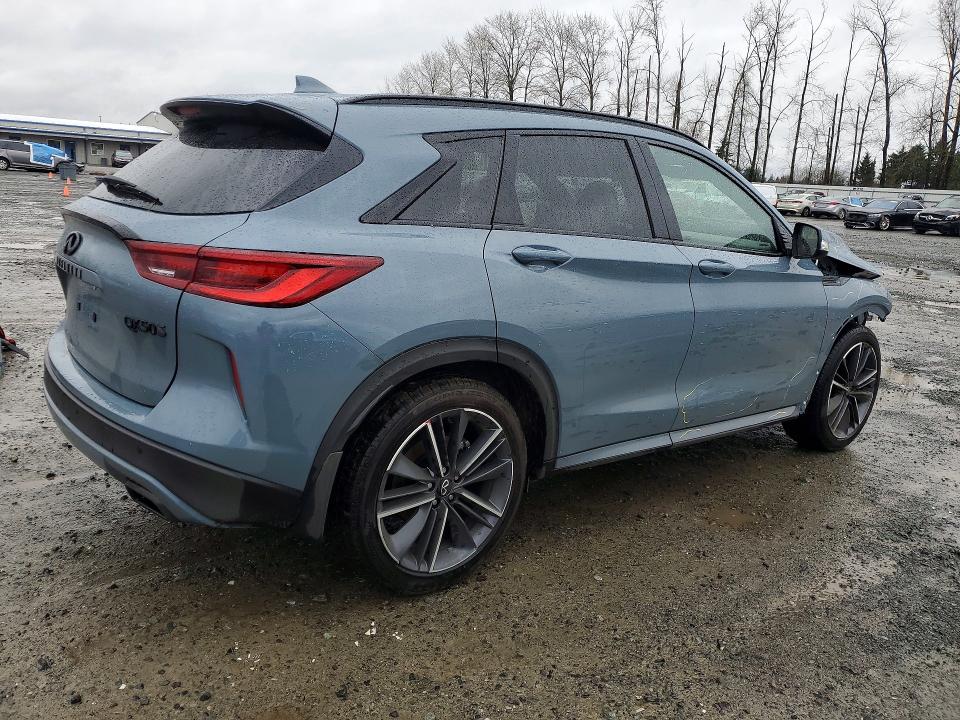 2025 Infiniti Qx50 VIN 3PCAJ5FB5SF116774 COPART salvage auction — FRONT END, WA - BILL OF SALE, sold $12,700 on 2026-08-03 (photo 3)