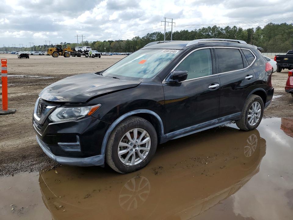 2017 Nissan Rogue VIN KNMAT2MT2HP586974 COPART salvage auction — FRONT END, TX - SALVAGE VEHICLE TITLE, sold $2,450 on 2026-07-28 (photo 1)