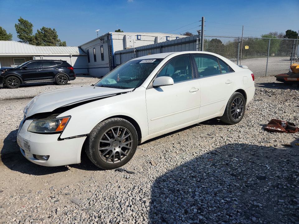 2007 Hyundai Sonata VIN 5NPEU46F57H169523 COPART salvage auction — FRONT END, AR - CERT OF TITLE-SALVAGE, sold $725 on 2026-07-08 (photo 1)