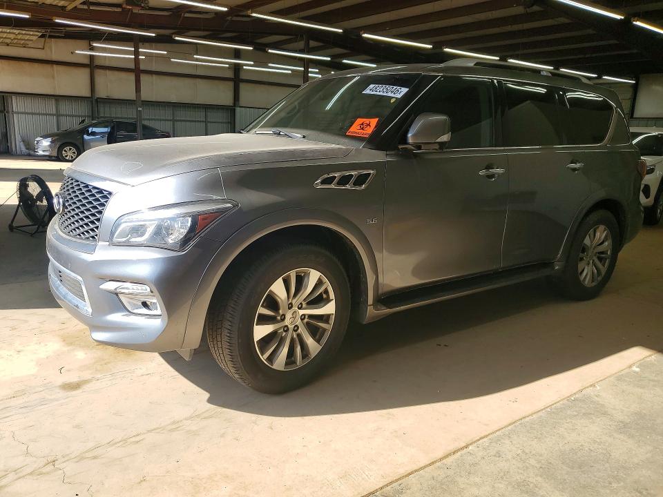 2017 Infiniti Qx80 VIN JN8AZ2NE0H9155928 COPART salvage auction — MINOR DENT/SCRATCHES, Nc - Dealer Only Clean Title, sold $4,450 on 2026-07-08 (photo 1)