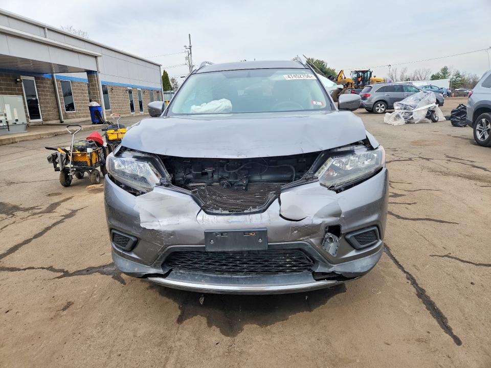 2016 Nissan Rogue VIN KNMAT2MV0GP700082 COPART salvage auction — FRONT END, Nh - Cert Of Title-Salvage, sold $650 on 2026-07-07 (photo 5)
