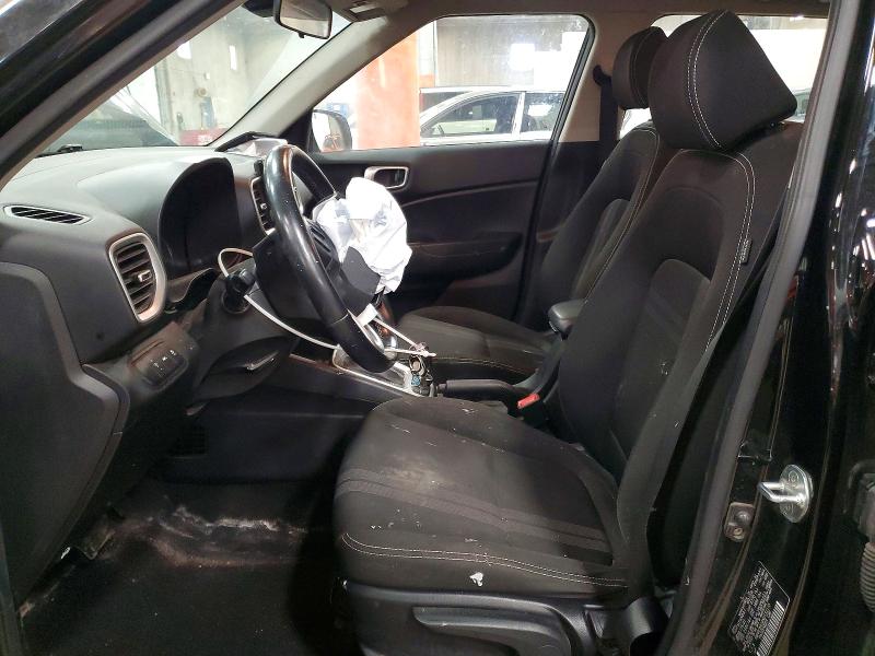 2022 Hyundai Venue VIN KMHRC8A34NU132115 COPART salvage auction — FRONT END, Mn - Cert Of Title-Salvage, sold $2,450 on 2026-07-07 (photo 7)
