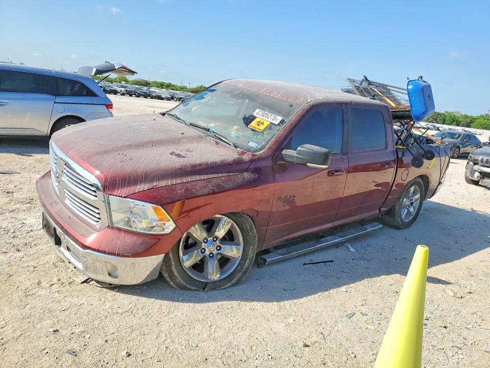 2019 Ram 1500 VIN 1C6RR6LT7KS512696 COPART salvage auction — FRONT END, Tx - Salvage Vehicle Title, sold $4,500 on 2026-07-02 (photo 1)