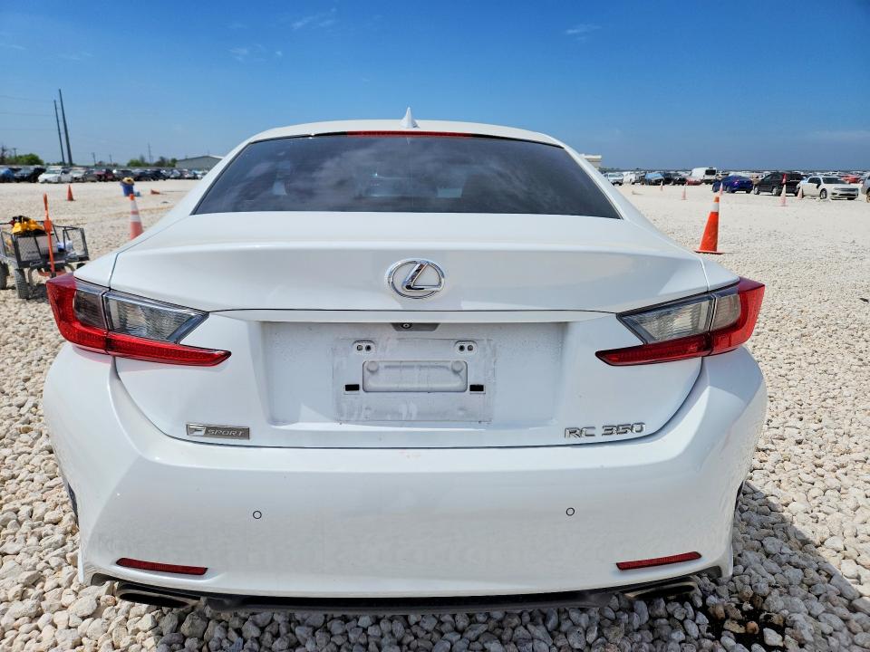 2015 Lexus Rc VIN JTHHE5BC6F5010163 COPART salvage auction — FRONT END, Tx - Salvage Vehicle Title, sold $3,550 on 2026-07-02 (photo 6)