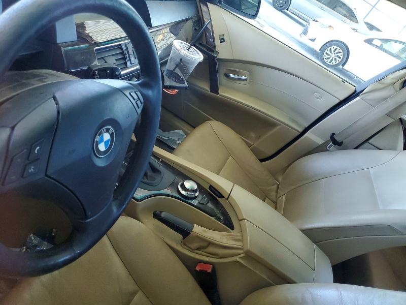 2005 BMW 5 series VIN WBANA73525B816879 COPART salvage auction — FRONT END, GA - BILL OF SALE - PARTS ONLY, sold $225 on 2026-07-23 (photo 8)