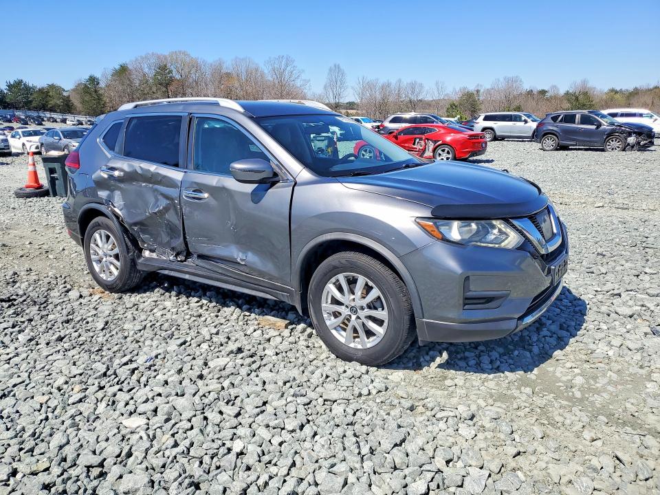 2017 Nissan Rogue VIN KNMAT2MV4HP597721 COPART salvage auction — SIDE, Nc - Salvage Certificate Of Title, sold $3,300 on 2026-07-08 (photo 4)