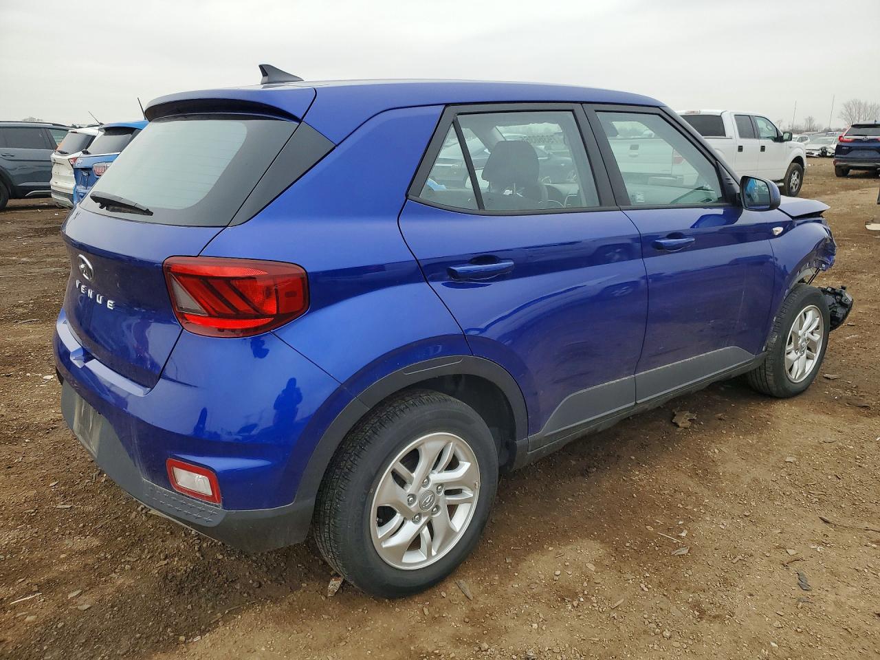 2021 Hyundai Venue VIN KMHRB8A30MU071945 COPART salvage auction — Front End, IL - SALVAGE CERTIFICATE, sold $2,500 on 2026-07-02 (photo 3)