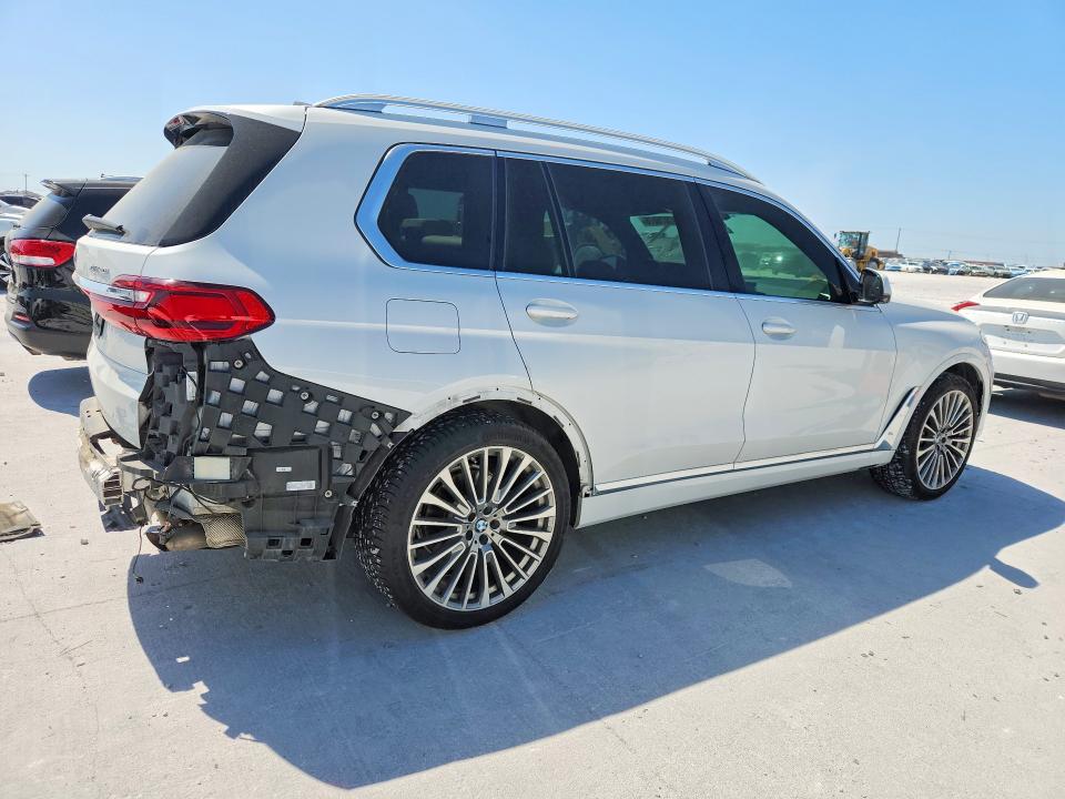 2020 BMW X7 VIN 5UXCW2C0XL9D04425 COPART salvage auction — REAR END, Tx - Certificate Of Title, sold $450 on 2026-07-31 (photo 3)
