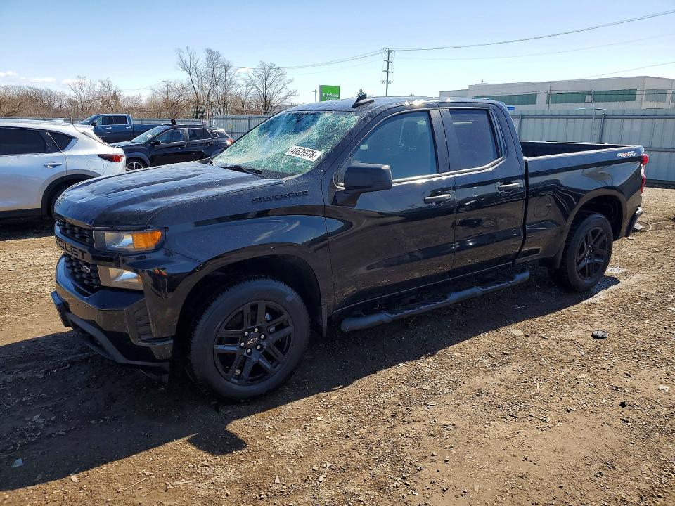 2021 Chevrolet Silverado VIN 1GCRYBEK2MZ306429 COPART salvage auction — HAIL, IL - SALVAGE CERTIFICATE, sold $8,000 on 2026-07-03 (photo 1)