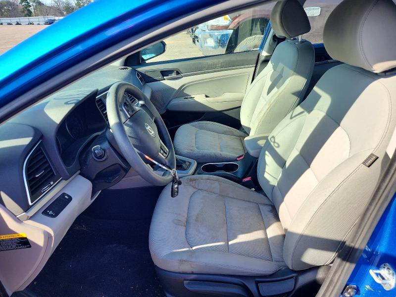 2017 Hyundai Elantra VIN KMHD84LF7HU143030 COPART salvage auction — FRONT END, ID - SALVAGE CERTIFICATE OF TITLE, sold $1,550 on 2026-07-27 (photo 7)