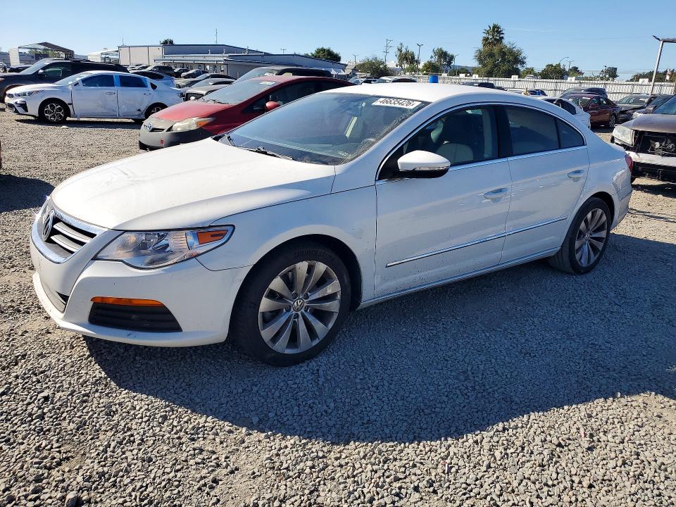 2012 Volkswagen Passat cc VIN WVWMP7AN2CE543230 COPART salvage auction — FRONT END, Ca - Dis/Dlr/Exp Only Clean Title, sold $125 on 2026-07-21 (photo 1)