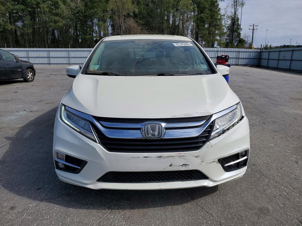2018 Honda Odyssey VIN 5FNRL6H85JB039374 COPART salvage auction — FRONT END, Nc - Salvage Certificate Of Title, sold $8,000 on 2026-07-02 (photo 5)