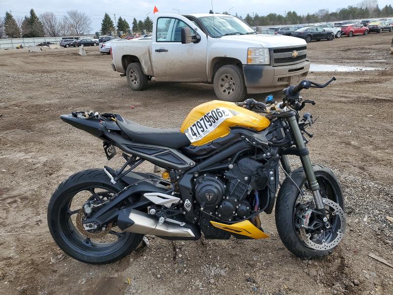 2024 Triumph motorcycle Street VIN SMTA614K9RTBT0914 — COPART salvage auction photo
