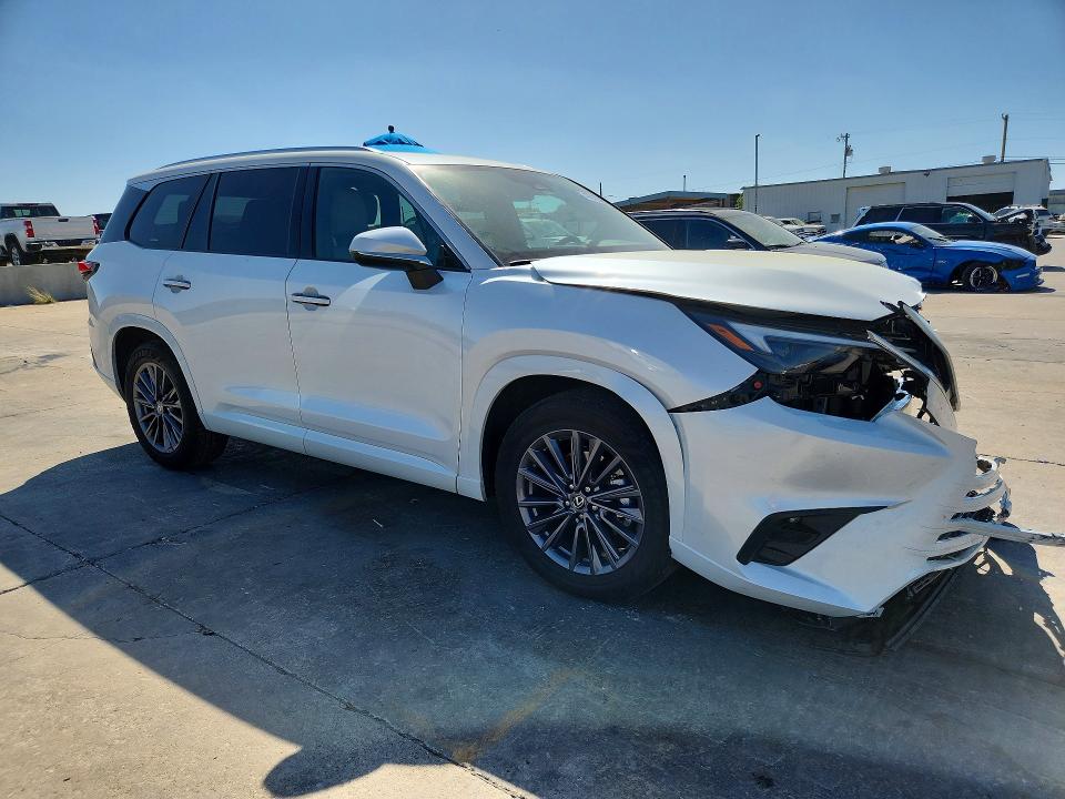2025 Lexus Tx VIN 5TDAAAB6XSS044581 COPART salvage auction — Front End, TX - SALVAGE VEHICLE TITLE, sold $23,200 on 2026-06-25 (photo 4)