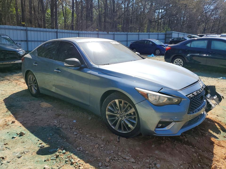 2019 Infiniti Q50 VIN JN1EV7AP3KM542994 COPART salvage auction — FRONT END, Ga - Cert Of Title-Salvage, sold $3,750 on 2026-07-28 (photo 4)