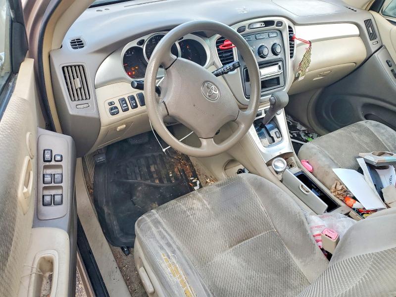 2004 Toyota Highlander VIN JTEDP21A840022121 COPART salvage auction — FRONT END, Oh - Cert Of Title-Salvage, sold $600 on 2026-07-06 (photo 8)