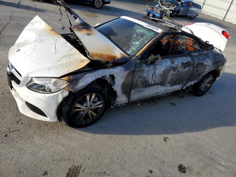 2018 Mercedes-benz C class VIN WDDWK4JB9JF617896 COPART salvage auction — BURN, CA - SALVAGE CERTIFICATE, sold $625 on 2026-07-14 (photo 1)