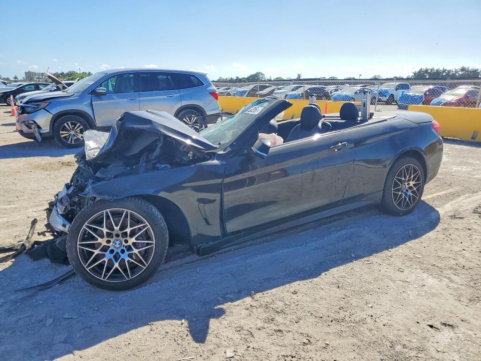 2016 BMW 4er VIN WBA3T7C5XG5A37283 COPART salvage auction — FRONT END, FL - CERT OF TITLE SLVG REBUILDABLE, sold $375 on 2026-08-12 (photo 1)