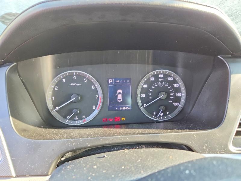 2015 Hyundai Sonata VIN 5NPE24AA3FH133233 COPART salvage auction — MINOR DENT/SCRATCHES, Wv - Certificate Of Title, sold $200 on 2026-07-02 (photo 9)
