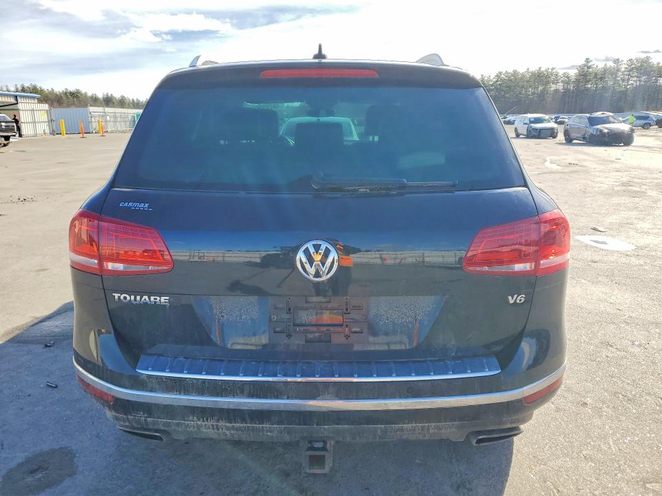 2017 Volkswagen Touareg VIN WVGRF7BP9HD003651 COPART salvage auction — FRONT END, Me - Cert Of Title-Salvage Collisio, sold $2,700 on 2026-07-15 (photo 6)