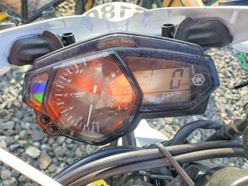2016 Yamaha Yzf VIN MH3RH06Y6GK010416 COPART salvage auction — FRONT END, Ca - Salvage Certificate, sold $625 on 2026-07-02 (photo 7)