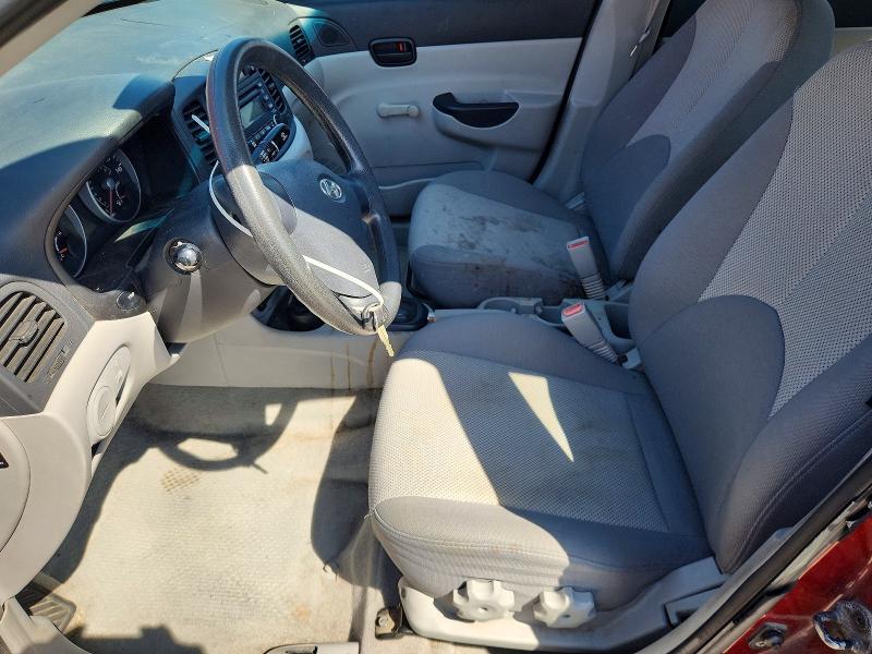 2007 Hyundai Accent VIN KMHCN46C07U142726 COPART salvage auction — FRONT END, Tx - Certificate Of Title, sold $200 on 2026-07-23 (photo 7)