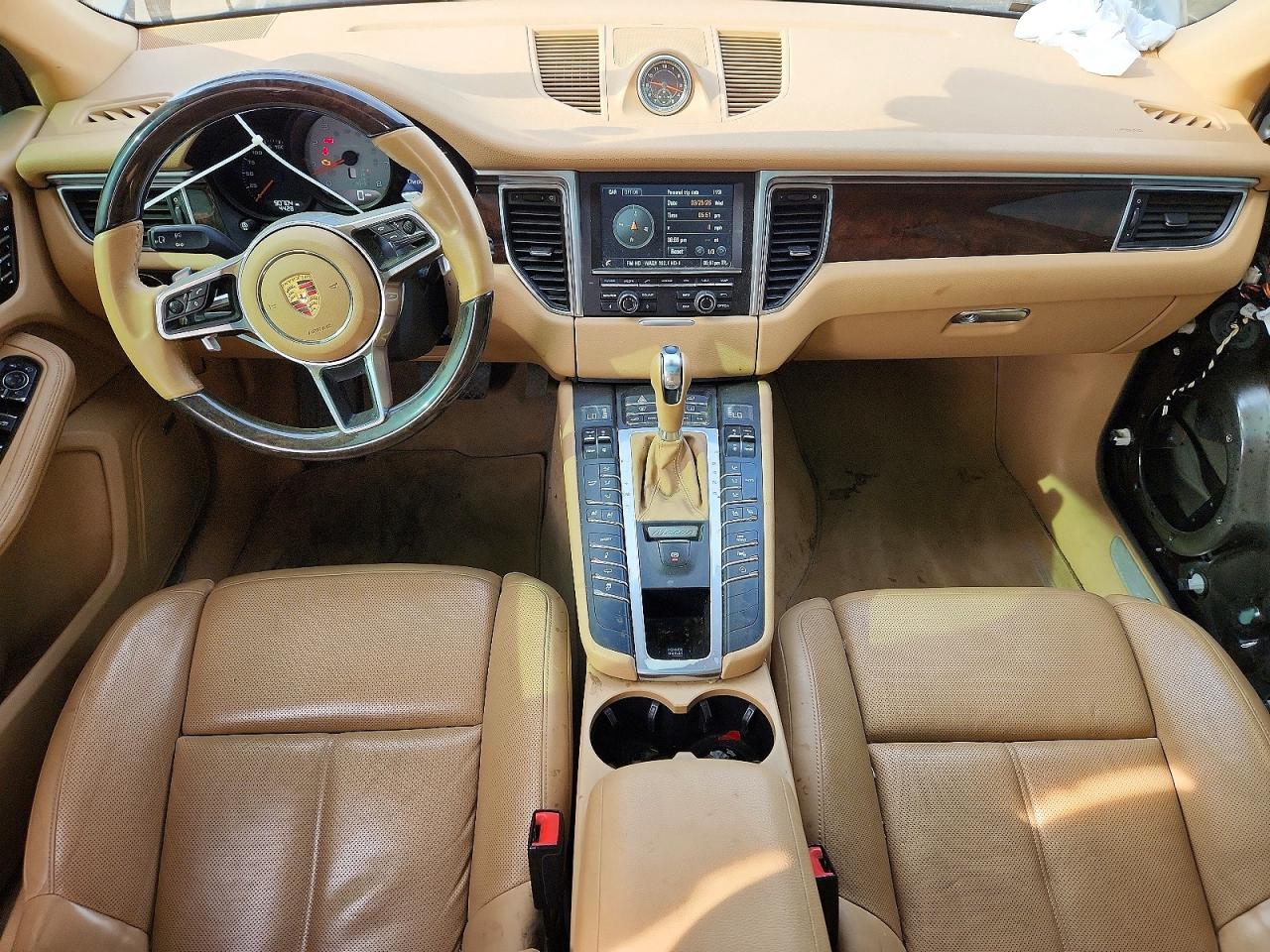 2015 Porsche Macan VIN WP1AB2A59FLB50375 COPART salvage auction — Front End, CT - CERT OF TITLE-SALVAGE, sold $4,400 on 2026-06-30 (photo 8)