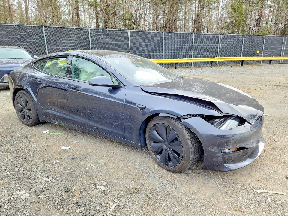 2023 Tesla Model s VIN 5YJSA1E52PF530014 COPART salvage auction — FRONT END, Md - Cert Of Salvage > 75% Damage, sold $17,700 on 2026-07-24 (photo 4)