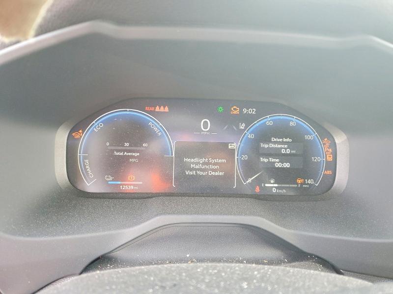 2024 Toyota Rav 4 VIN JTMFB3FV7RD233985 COPART salvage auction — FRONT END, Ca - Salvage Certificate, sold $20,800 on 2026-07-08 (photo 9)