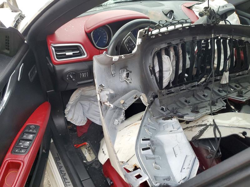 2017 Maserati Ghibli VIN ZAM57XSL7H1248779 COPART salvage auction — FRONT END, Md - Cert Of Salvage > 75% Damage, sold $225 on 2026-07-24 (photo 8)