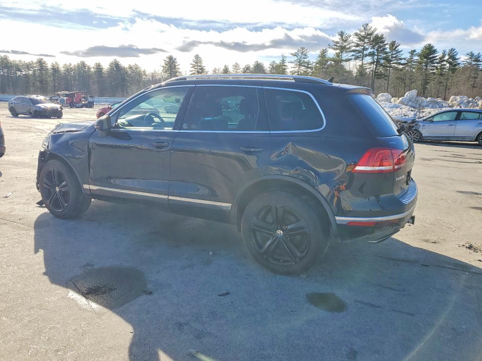 2017 Volkswagen Touareg VIN WVGRF7BP9HD003651 COPART salvage auction — FRONT END, Me - Cert Of Title-Salvage Collisio, sold $2,700 on 2026-07-15 (photo 2)