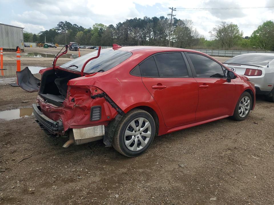 2021 Toyota Corolla VIN 5YFEPMAE8MP198373 COPART salvage auction — REAR END, Id - Salvage Certificate Of Title, sold $3,550 on 2026-07-14 (photo 3)