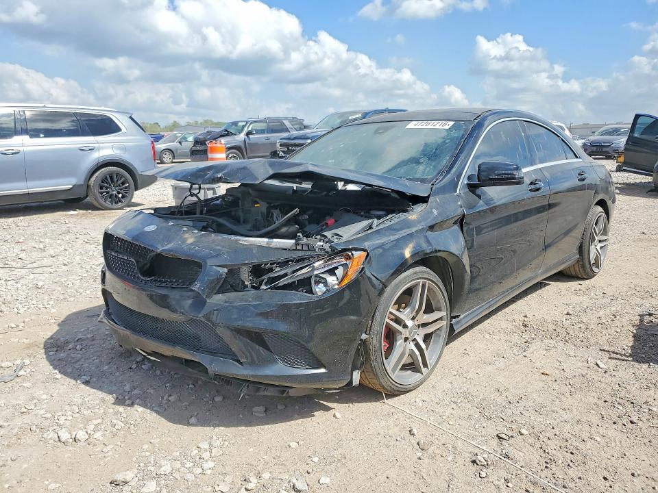 2016 Mercedes-benz Cla-klasse VIN WDDSJ4EB4GN322246 COPART salvage auction — FRONT END, TX - CERTIFICATE OF TITLE, sold $1,250 on 2026-07-30 (photo 1)