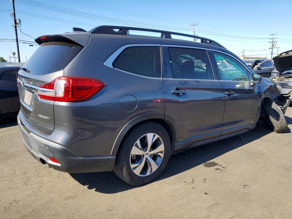 2019 Subaru Ascent VIN 4S4WMACD9K3471225 COPART salvage auction — FRONT END, Ca - Salvage Certificate, sold $900 on 2026-07-08 (photo 3)