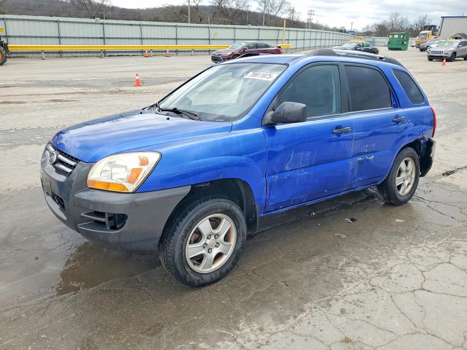 2007 Kia Sportage VIN KNDJF724X77427490 COPART salvage auction — REAR END, Tn - Salvage Certificate, sold $400 on 2026-07-20 (photo 1)