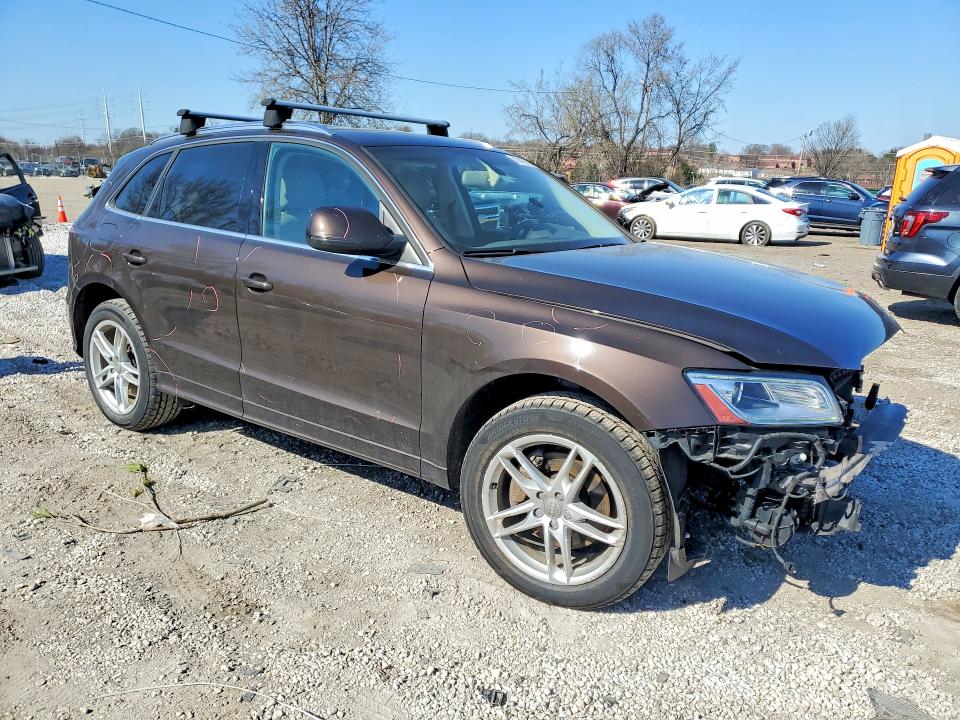 2013 Audi Q5 VIN WA1DGAFP0DA066548 COPART salvage auction — FRONT END, Md - Cert Of Salvage > 75% Damage, sold $600 on 2026-07-09 (photo 4)