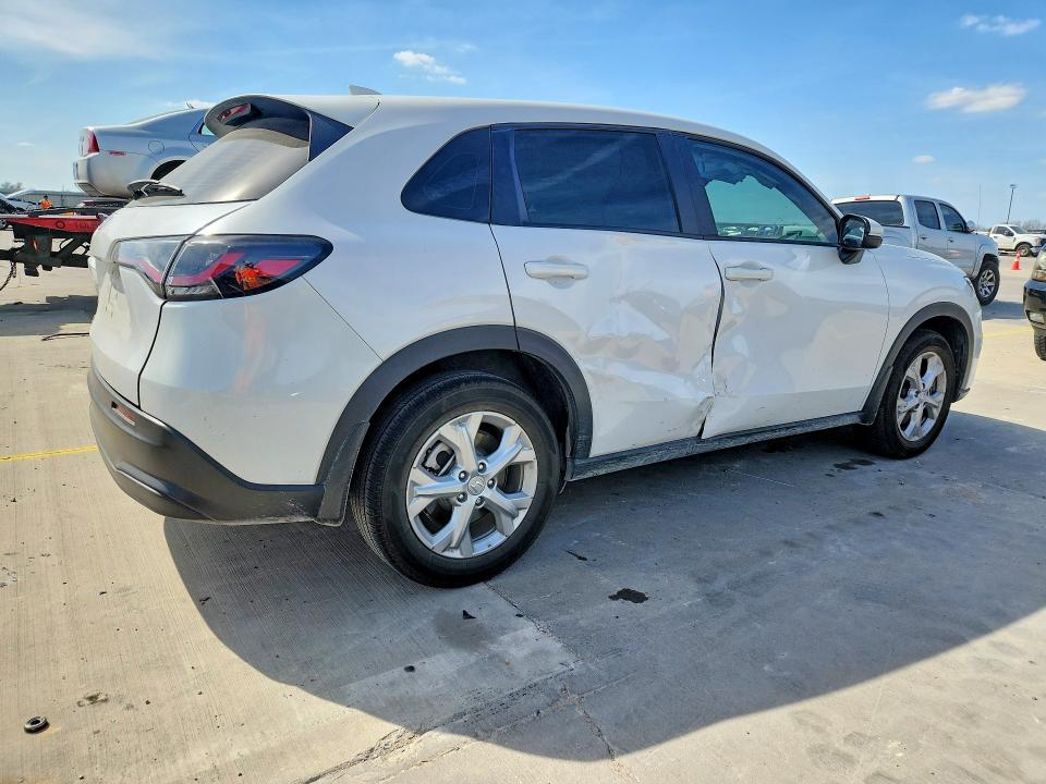 2025 Honda Hr-v VIN 3CZRZ1H34SM742350 COPART salvage auction — SIDE, Tx - Certificate Of Title, sold $6,400 on 2026-07-02 (photo 3)