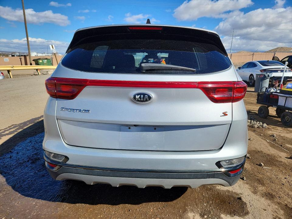 2020 Kia Sportage VIN KNDP63AC8L7650942 COPART salvage auction — FRONT END, NM - CERT OF TITLE-SALVAGE, sold $3,600 on 2026-07-09 (photo 6)