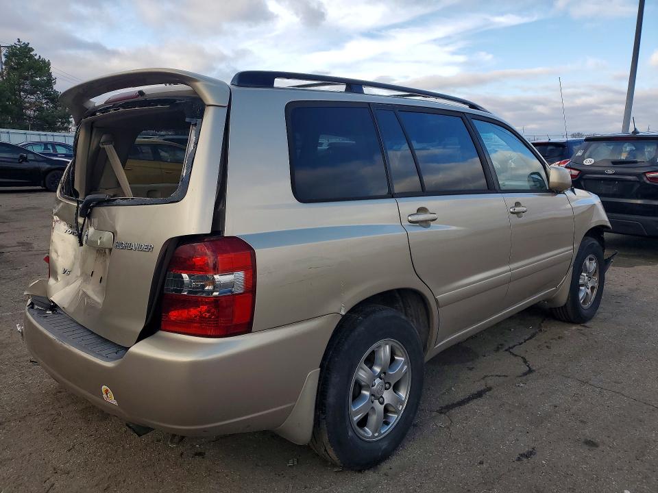 2004 Toyota Highlander VIN JTEDP21A840022121 COPART salvage auction — FRONT END, Oh - Cert Of Title-Salvage, sold $600 on 2026-07-06 (photo 3)