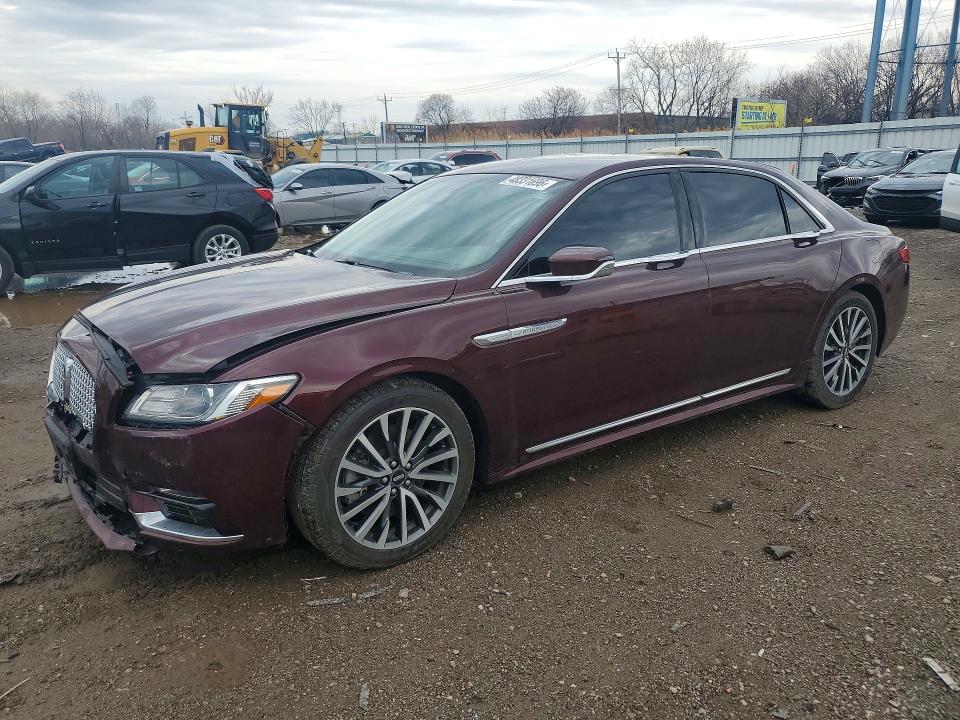 2019 Lincoln Continental VIN 1LN6L9SK9K5602739 — COPART salvage auction photo