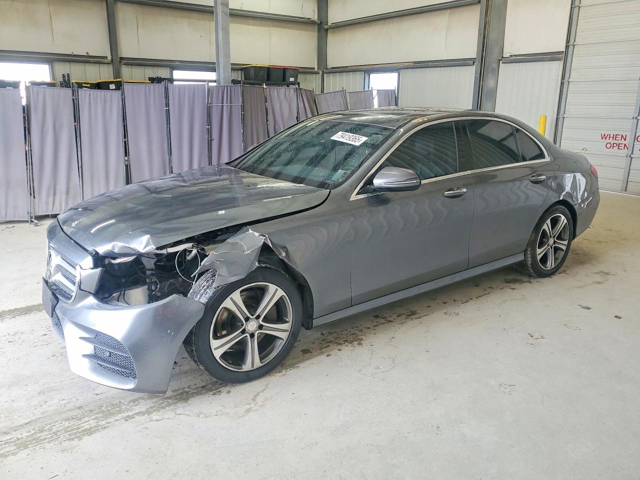 2017 Mercedes-Benz E-Class VIN WDDZF4JB6HA082969 COPART salvage auction — Front End, TX - CERTIFICATE OF TITLE, sold $3,600 on 2026-07-09 (photo 1)
