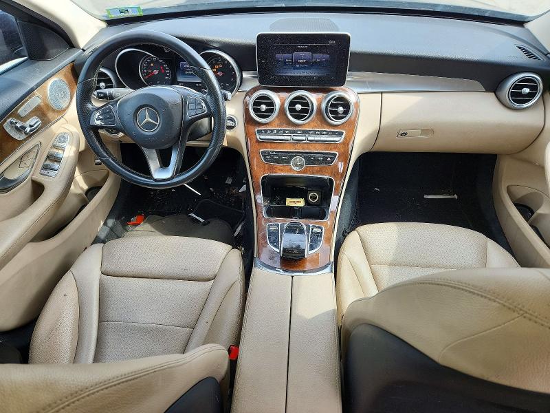 2016 Mercedes-benz C-klasse VIN 55SWF4JB8GU161500 COPART salvage auction — REAR END, Id - Salvage Certificate Of Title, sold $2,600 on 2026-07-02 (photo 8)