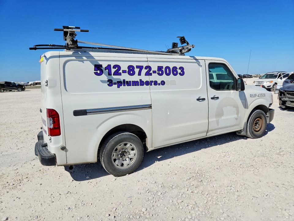 2021 Nissan Nv 1500 VIN 1N6BF0KM1MN809424 COPART salvage auction — FRONT END, Tx - Salvage Vehicle Title, sold $5,200 on 2026-07-02 (photo 3)