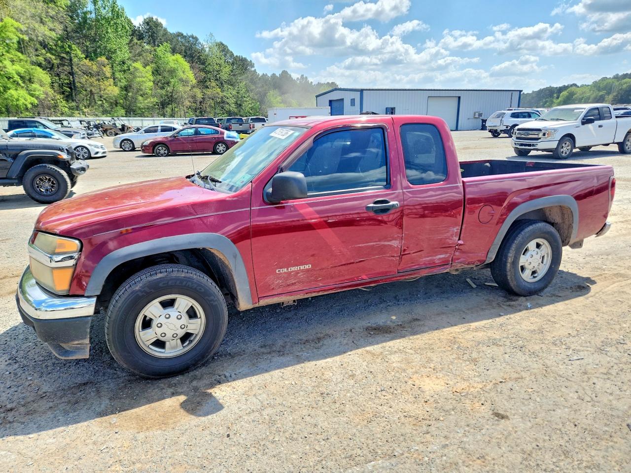 2005 Chevrolet Colorado VIN 1GCCS196258155002 COPART salvage auction — Front End, LA - CERT OF TITLE-SALVAGE, sold $725 on 2026-04-09 (photo 1)