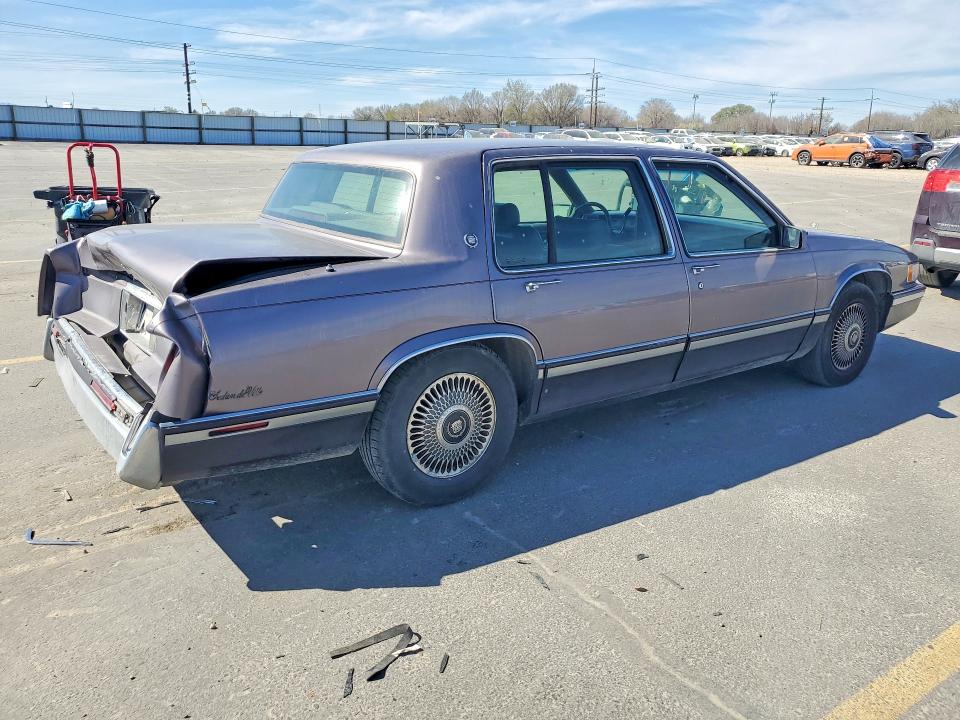 1993 Cadillac Deville VIN 1G6CD53B3P4318115 COPART salvage auction — REAR END, Id - Salvage Certificate Of Title, sold $325 on 2026-07-02 (photo 3)