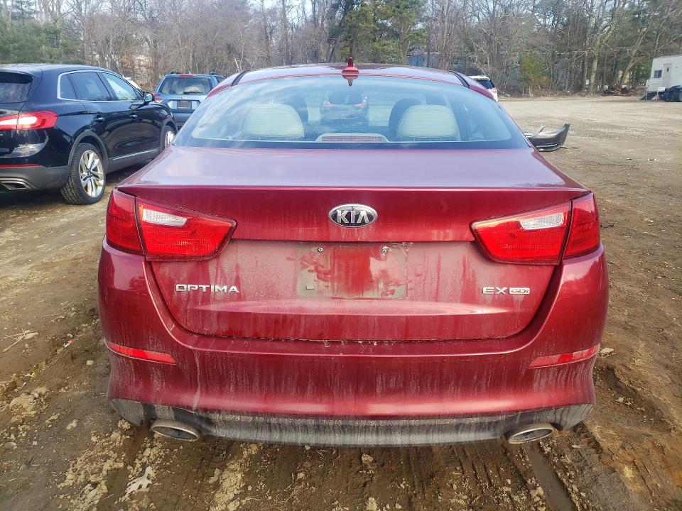 2014 Kia Optima VIN 5XXGN4A70EG347806 COPART salvage auction — MINOR DENT/SCRATCHES, Ma - Certificate Of Title, sold $850 on 2026-07-06 (photo 6)